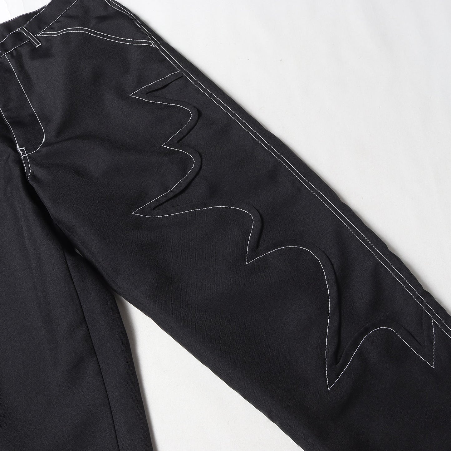 22SS ジオメトリック 切替 ポリギャバ パンツ (FI-P010)