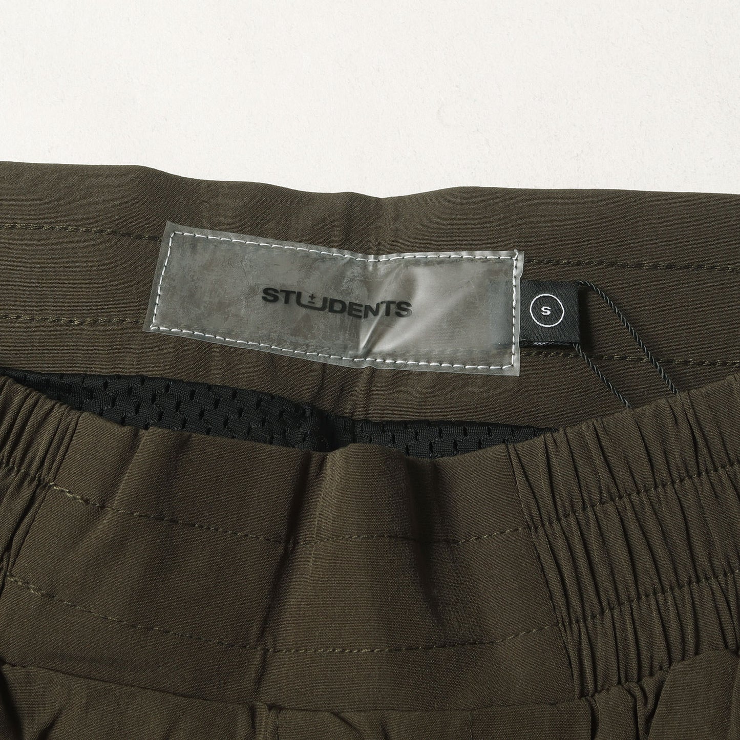 24SS ワンタック ストレッチ ナイロン ロングパンツ (070-4136001)