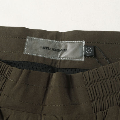 24SS ワンタック ストレッチ ナイロン ロングパンツ (070-4136001)