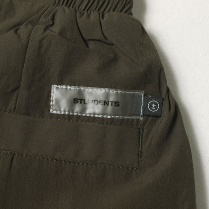 24SS ワンタック ストレッチ ナイロン ロングパンツ (070-4136001)