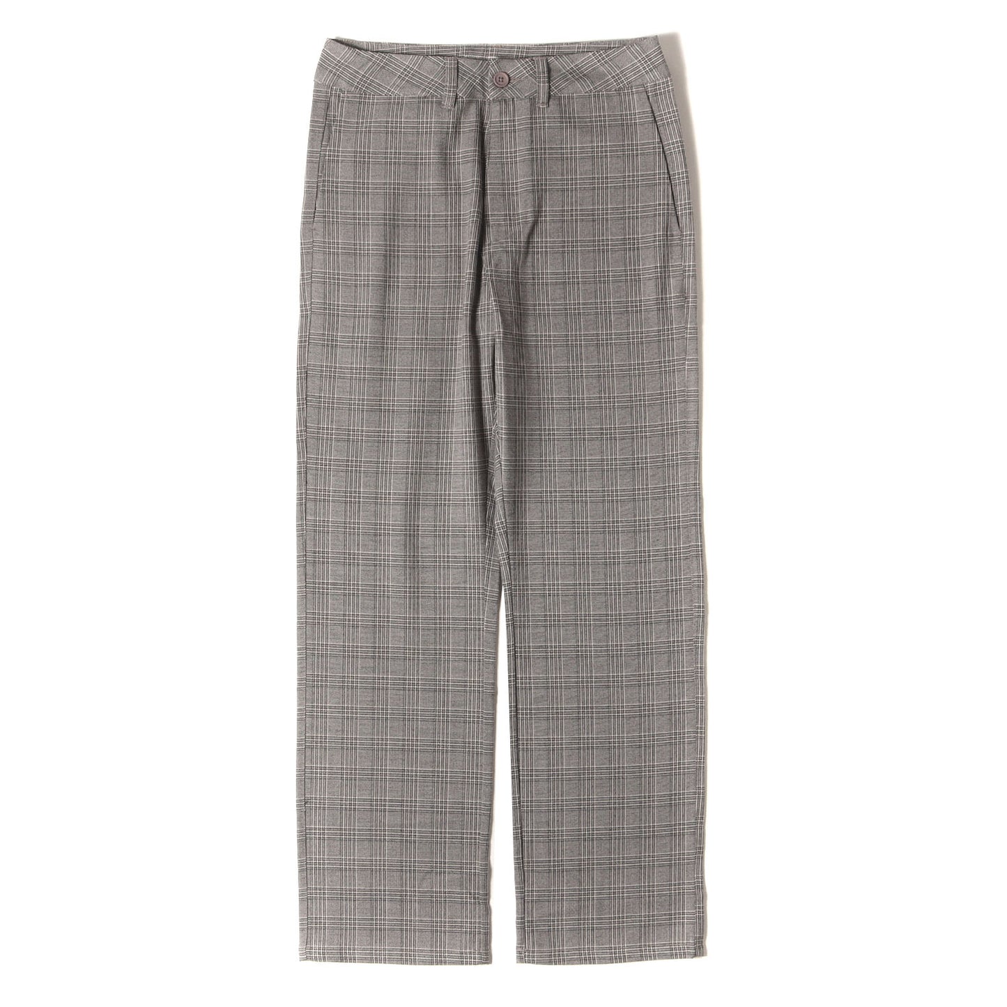 25SS グレンチェック ストレッチポリ パンツ (070-5131001)