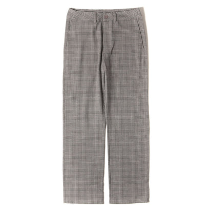 25SS グレンチェック ストレッチポリ パンツ (070-5131001)