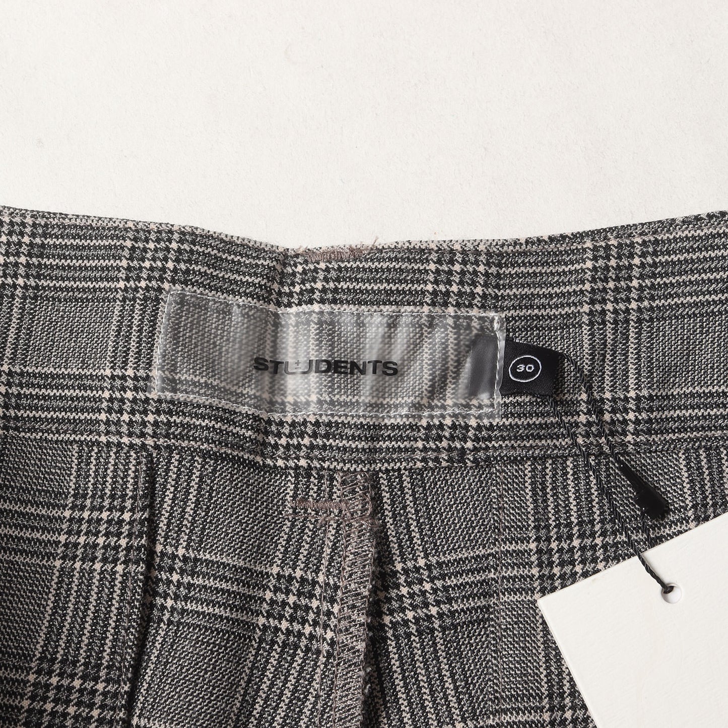 25SS グレンチェック ストレッチポリ パンツ (070-5131001)