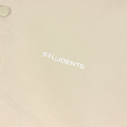 ワンポイント ロゴ ヘンリーネック ストレッチナイロン ベスト