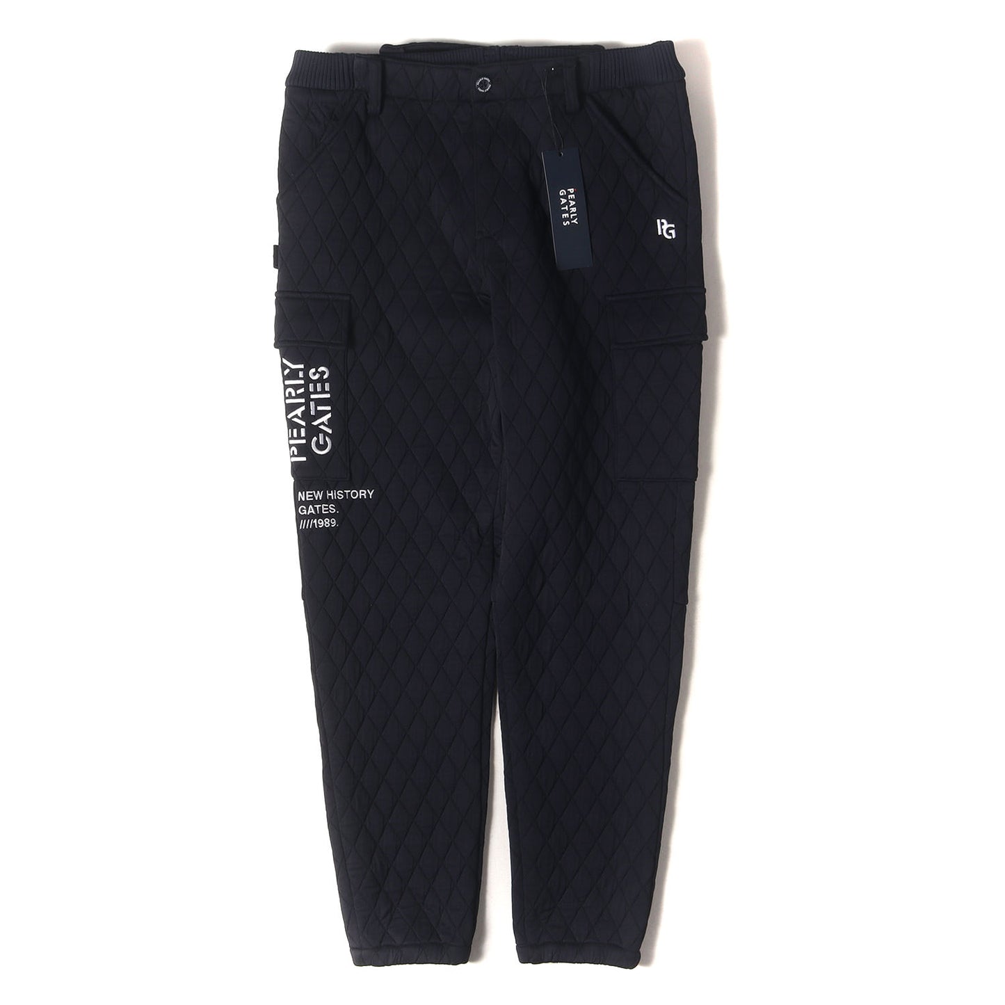 24AW ポーチ付き ポリエステル キルト ジャガード パンツ (053-4231111) / SAMPLE