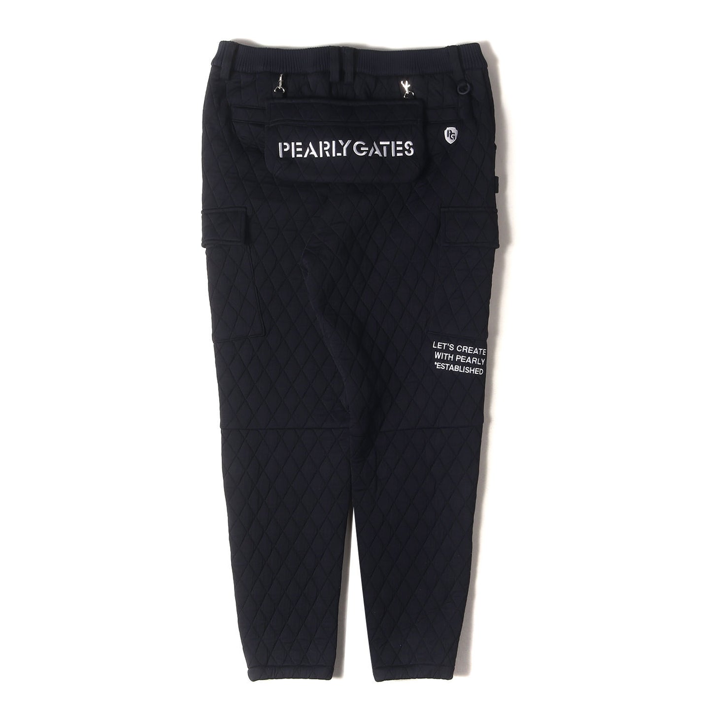 24AW ポーチ付き ポリエステル キルト ジャガード パンツ (053-4231111) / SAMPLE