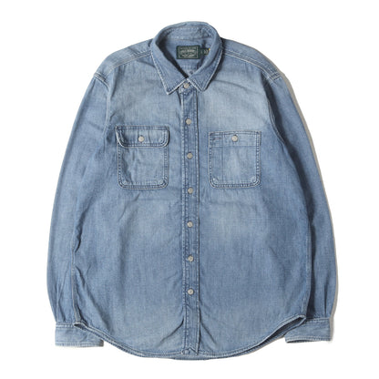 近年モデル ヴィンテージ加工 デニム ワーク シャツ / POLO COUNTRY