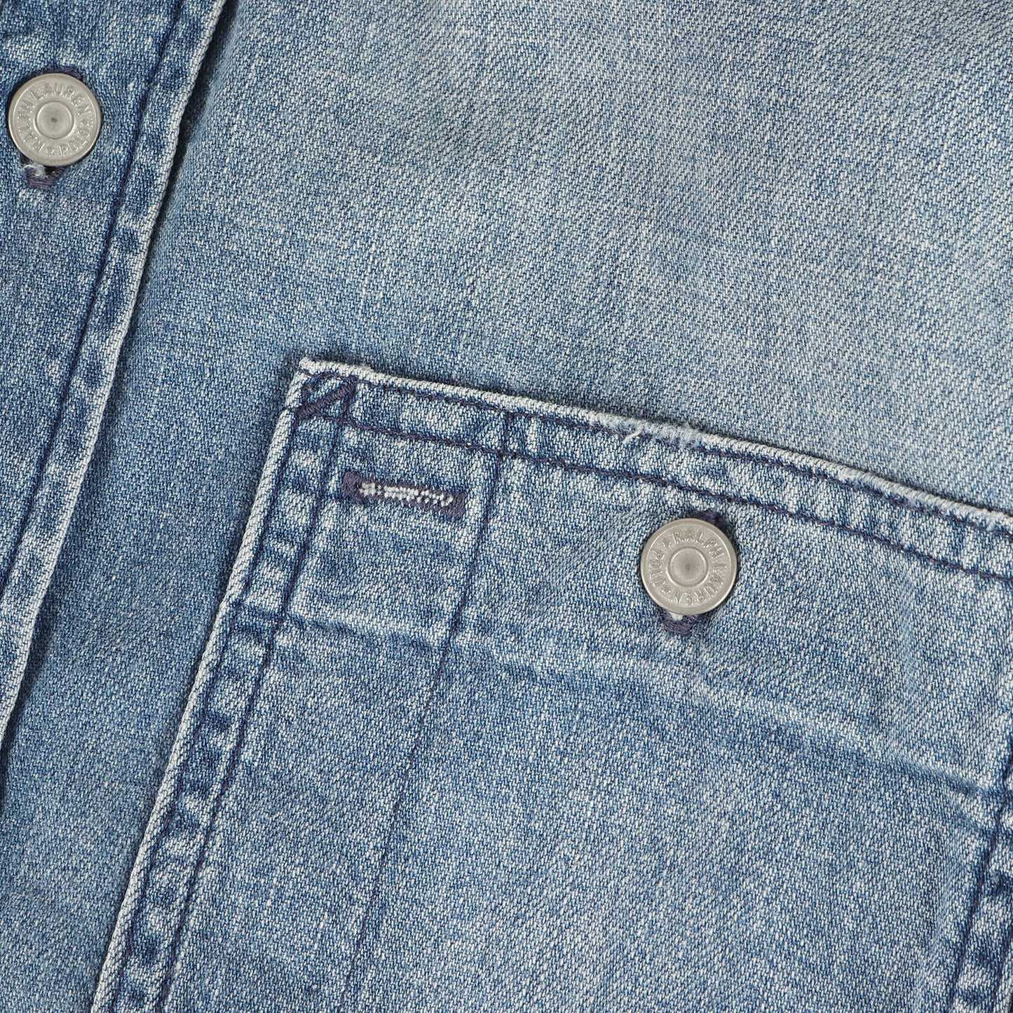 近年モデル ヴィンテージ加工 デニム ワーク シャツ / POLO COUNTRY