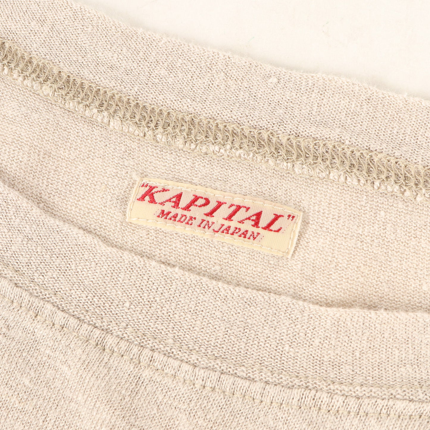 22SS バンダナプリントスリーブ オーバーサイズ ポケット Tシャツ (Linen Tenjiku Bandana HUGE)