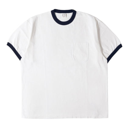 25SS ヴィンテージウォッシュ トリム ポケット Tシャツ (SD US Cotton Ringer Pocket T VW)