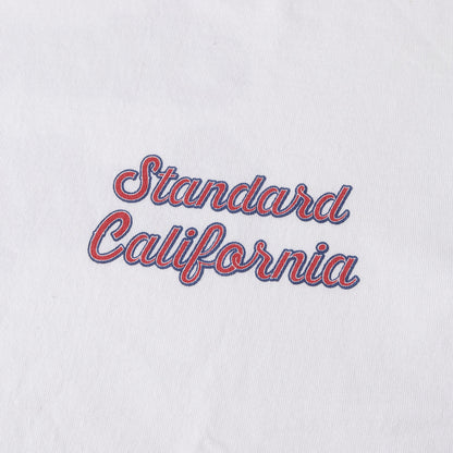 25SS グラフィック ロゴ リンガーネック ロングスリーブ Tシャツ (SD US Cotton Script Logo Ringer Long Sleeve T)
