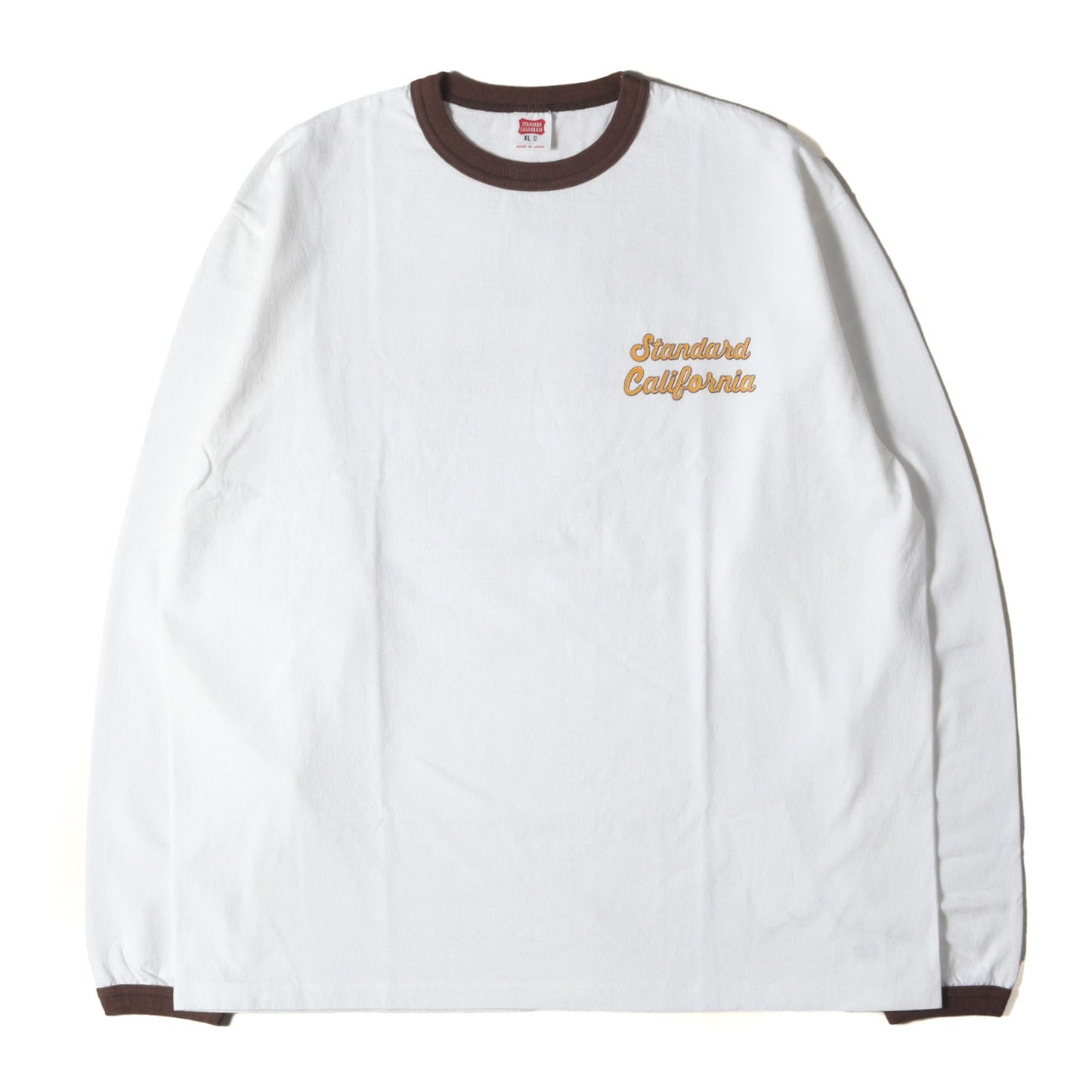 25SS グラフィック ロゴ リンガーネック ロングスリーブ Tシャツ (SD US Cotton Script Logo Ringer Long Sleeve T)