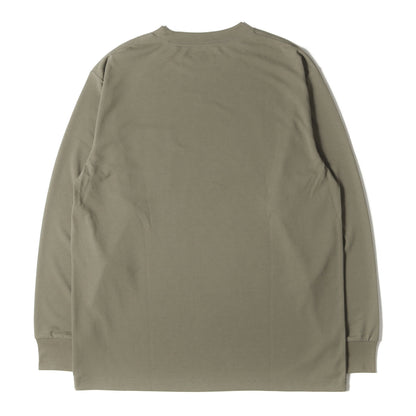 25SS テックドライ ロゴ刺繍 ポケット ロングスリーブ Tシャツ (SD Tech Dry Active Logo Pocket Long Sleeve T)