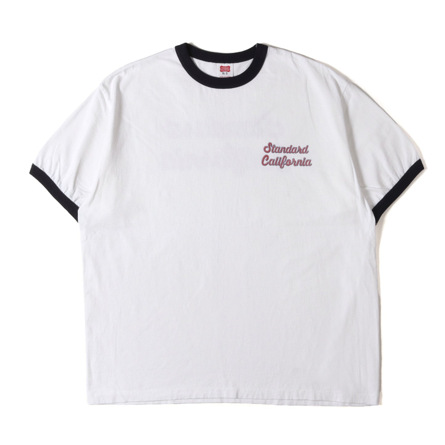 25SS スクリプト ロゴ リンガーネック トリム Tシャツ (SD US Cotton Script Logo Ringer T) / 著名人着用