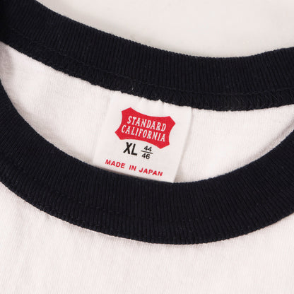 25SS スクリプト ロゴ リンガーネック トリム Tシャツ (SD US Cotton Script Logo Ringer T) / 著名人着用