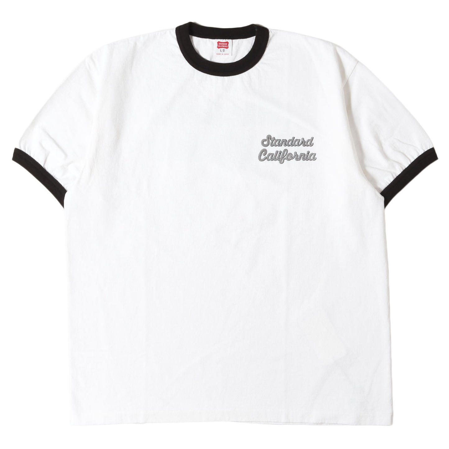 25SS スクリプト ロゴ リンガーネック トリム Tシャツ (SD US Cotton Script Logo Ringer T) / 著名人着用