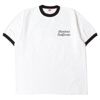 25SS スクリプト ロゴ リンガーネック トリム Tシャツ (SD US Cotton Script Logo Ringer T) / 著名人着用