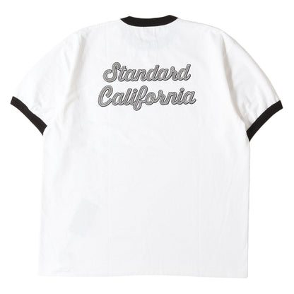 25SS スクリプト ロゴ リンガーネック トリム Tシャツ (SD US Cotton Script Logo Ringer T) / 著名人着用