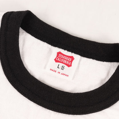 25SS スクリプト ロゴ リンガーネック トリム Tシャツ (SD US Cotton Script Logo Ringer T) / 著名人着用
