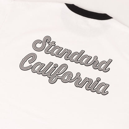 25SS スクリプト ロゴ リンガーネック トリム Tシャツ (SD US Cotton Script Logo Ringer T) / 著名人着用