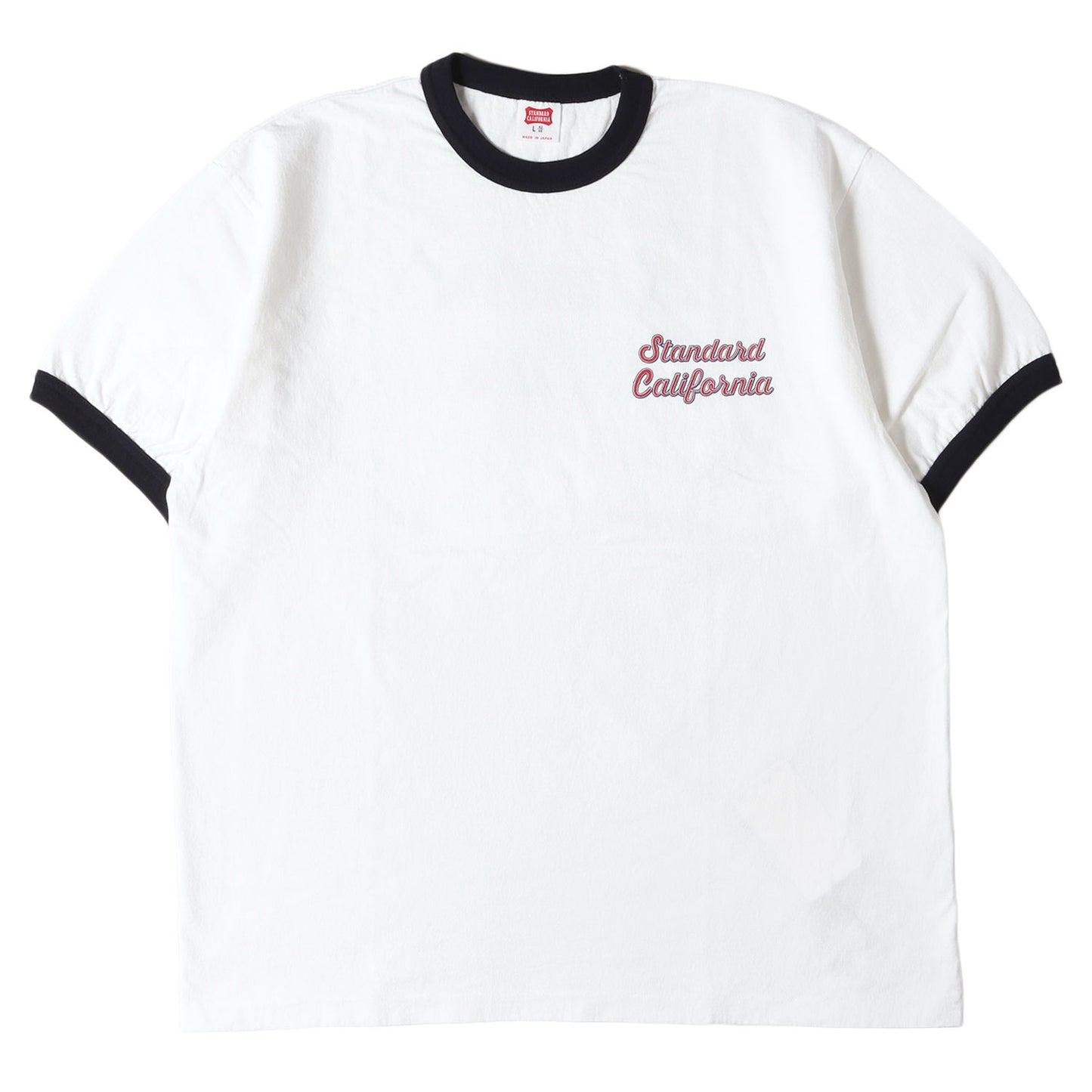 25SS スクリプト ロゴ リンガーネック トリム Tシャツ (SD US Cotton Script Logo Ringer T) / 著名人着用