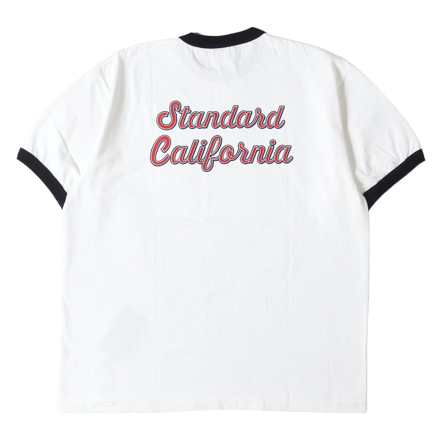 25SS スクリプト ロゴ リンガーネック トリム Tシャツ (SD US Cotton Script Logo Ringer T) / 著名人着用