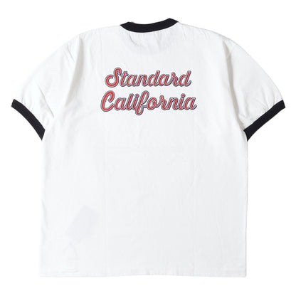 25SS スクリプト ロゴ リンガーネック トリム Tシャツ (SD US Cotton Script Logo Ringer T) / 著名人着用