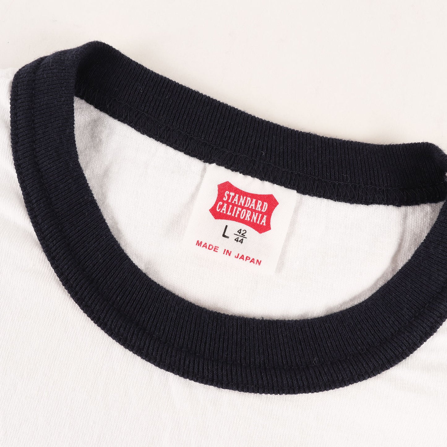 25SS スクリプト ロゴ リンガーネック トリム Tシャツ (SD US Cotton Script Logo Ringer T) / 著名人着用