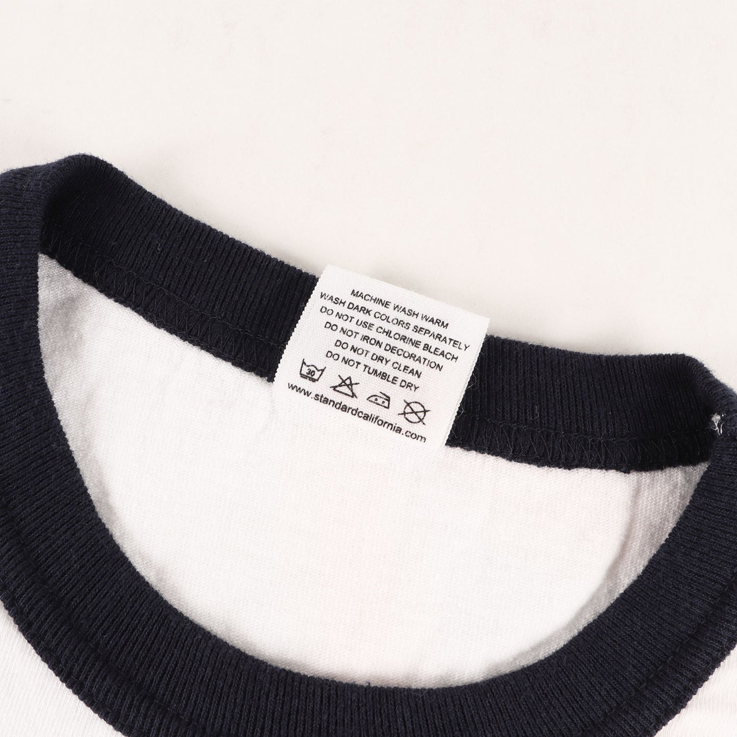 25SS スクリプト ロゴ リンガーネック トリム Tシャツ (SD US Cotton Script Logo Ringer T) / 著名人着用