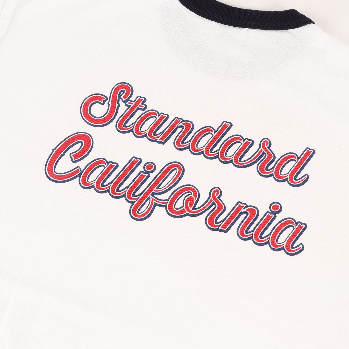 25SS スクリプト ロゴ リンガーネック トリム Tシャツ (SD US Cotton Script Logo Ringer T) / 著名人着用