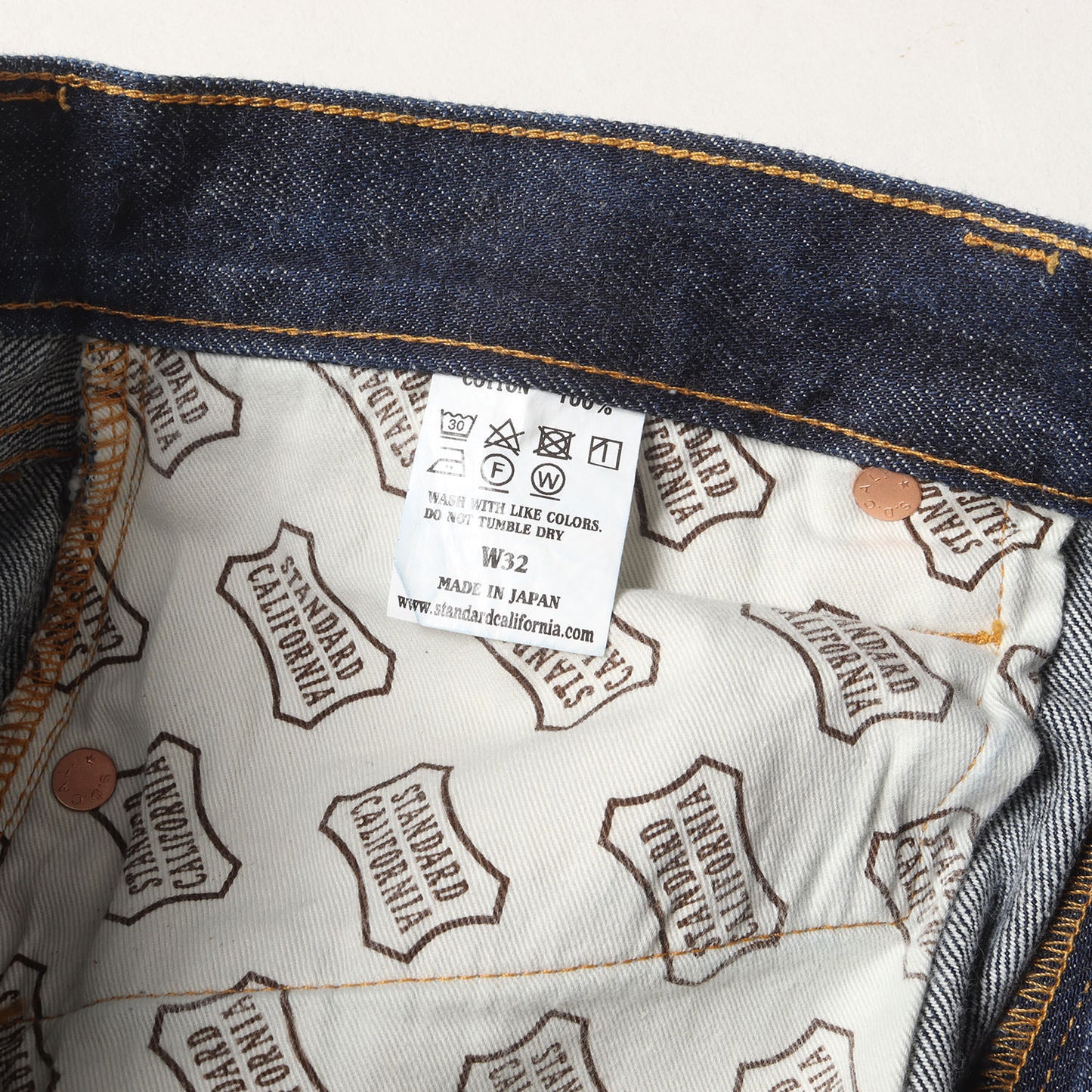 ワンウォッシュ 5ポケット デニム パンツ (SD 5P Denim Pants 960 One Wash) / ボタンフライ