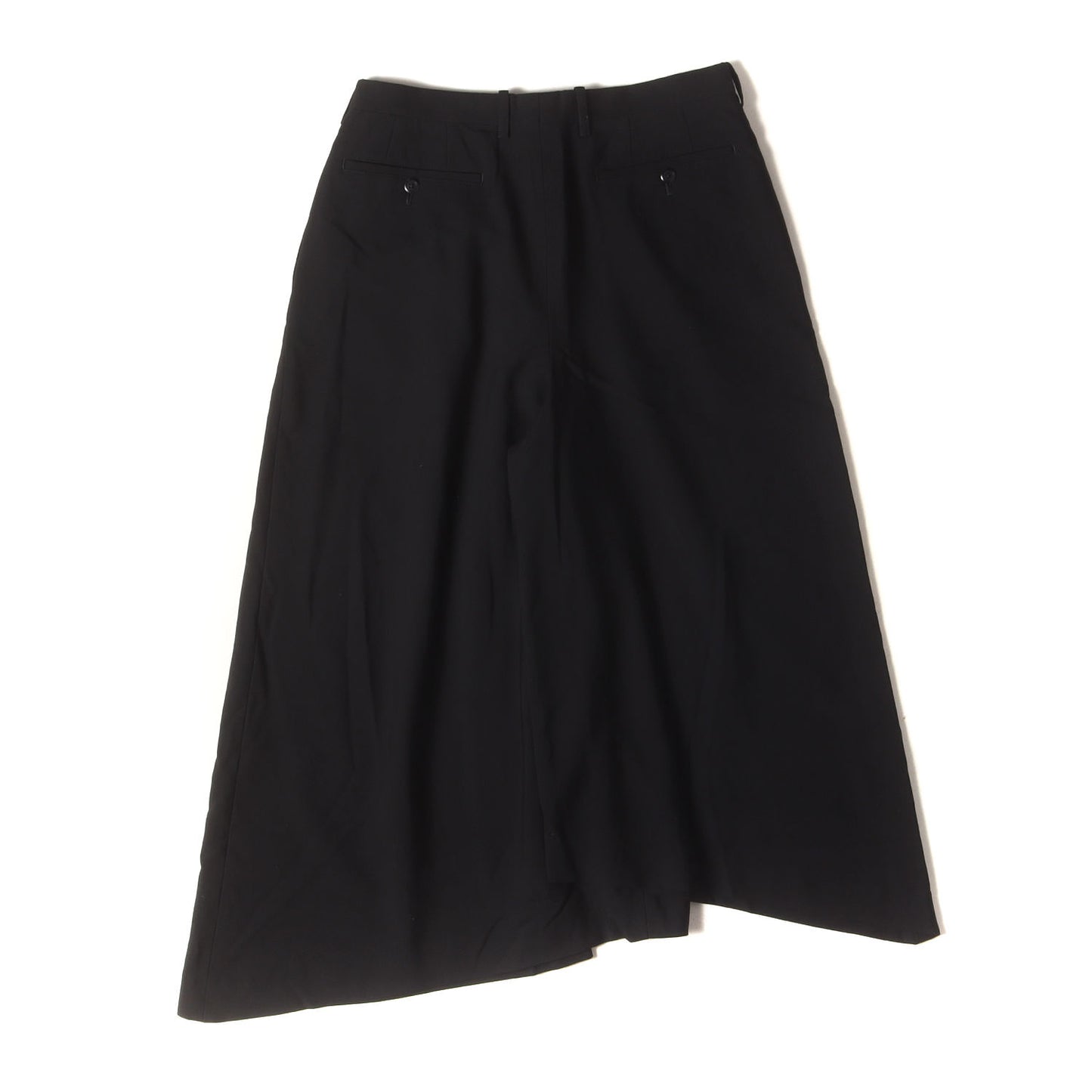 アシンメトリー ギャバジン パンツ (2119-555)