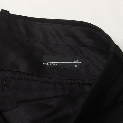 アシンメトリー ギャバジン パンツ (2119-555)