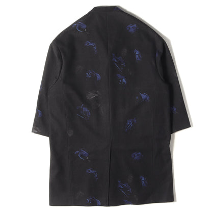 ローズ フォトグラフィック メルトン チェスターコート (MELTON ROSE PHOTO BIG COAT 2218-332)