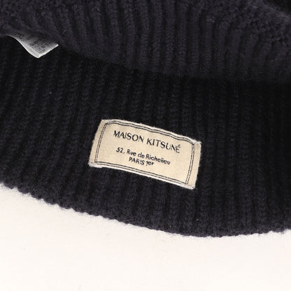 トリコロール フォックス パッチ 刺繍 ビーニー (DU06120KT1022)