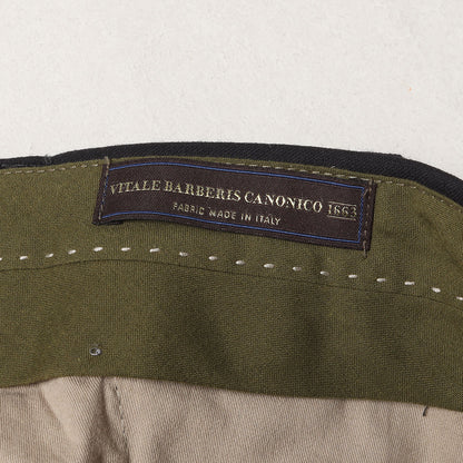× BEAMS 別注 VITALE BARBERIS CANONICO ツータック テーパード ウール トラウザー スラックス パンツ (sake 2p sport) / SPIRIT OF BERWICH