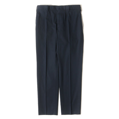 ストレッチ サマーポプリン テーパード トラウザー スラックス パンツ / SLIM FIT