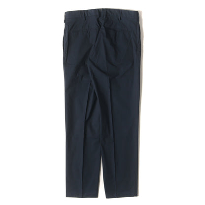 ストレッチ サマーポプリン テーパード トラウザー スラックス パンツ / SLIM FIT