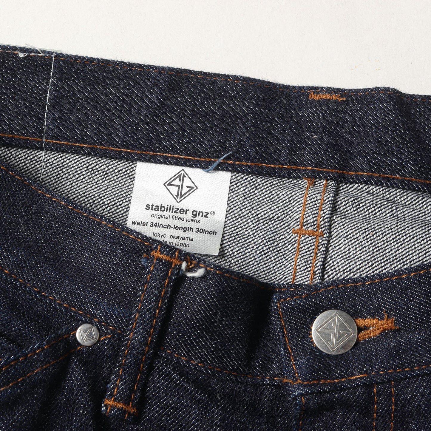 25SS テーパード セルビッジ デニム パンツ (selvedge wide tapered 0-13) / GNZ