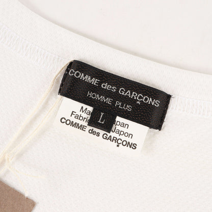 22SS BETELGEUSE グラフィック 変型 ストレッチ メッシュ ロング Tシャツ