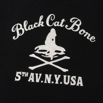 BLACK CAT BONE 刺繍 スウェット (02171CS05)
