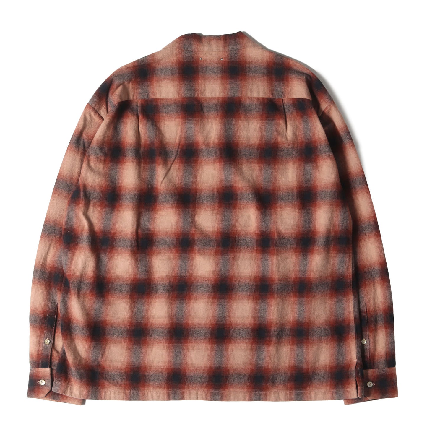 25AW オンブレチェック フランネル シャツ (C.Flannel Ombre Open Collar SH 2509-5004)