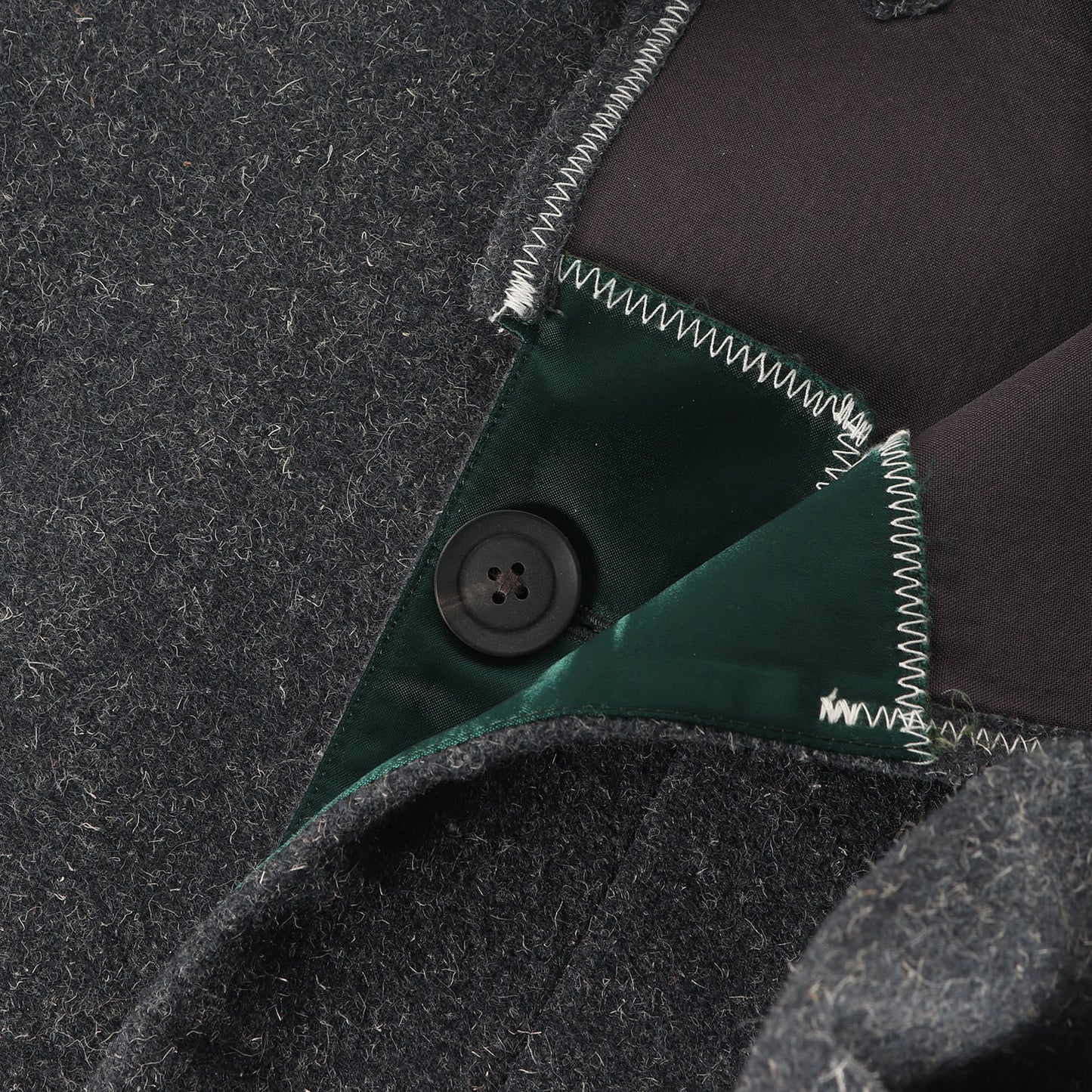 メランジ メルトン ステンカラー コート (SOUTIEN COLLAR COAT 21WCM-C06107)
