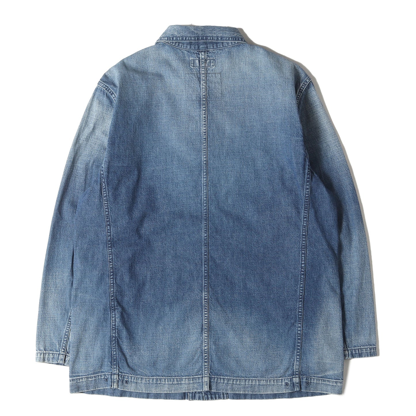 ヴィンテージ加工 デニム カバーオール ジャケット (2820400092) / MADE IN JAPAN