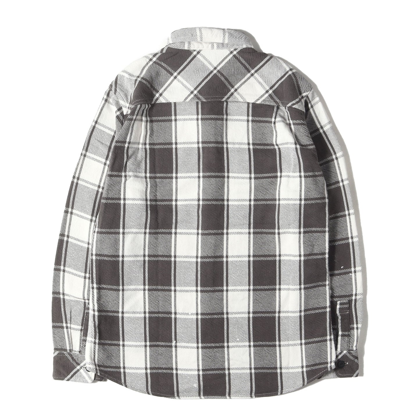 ペイント加工 チェック ヘビーフランネル シャツ (3120700056) / MADE IN JAPAN
