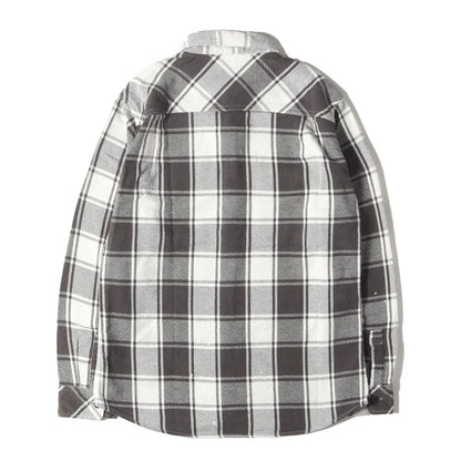 ペイント加工 チェック ヘビーフランネル シャツ (3120700056) / MADE IN JAPAN