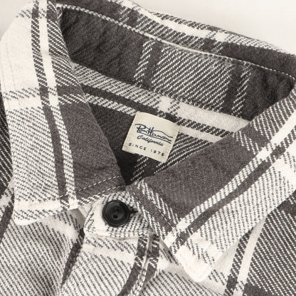 ペイント加工 チェック ヘビーフランネル シャツ (3120700056) / MADE IN JAPAN