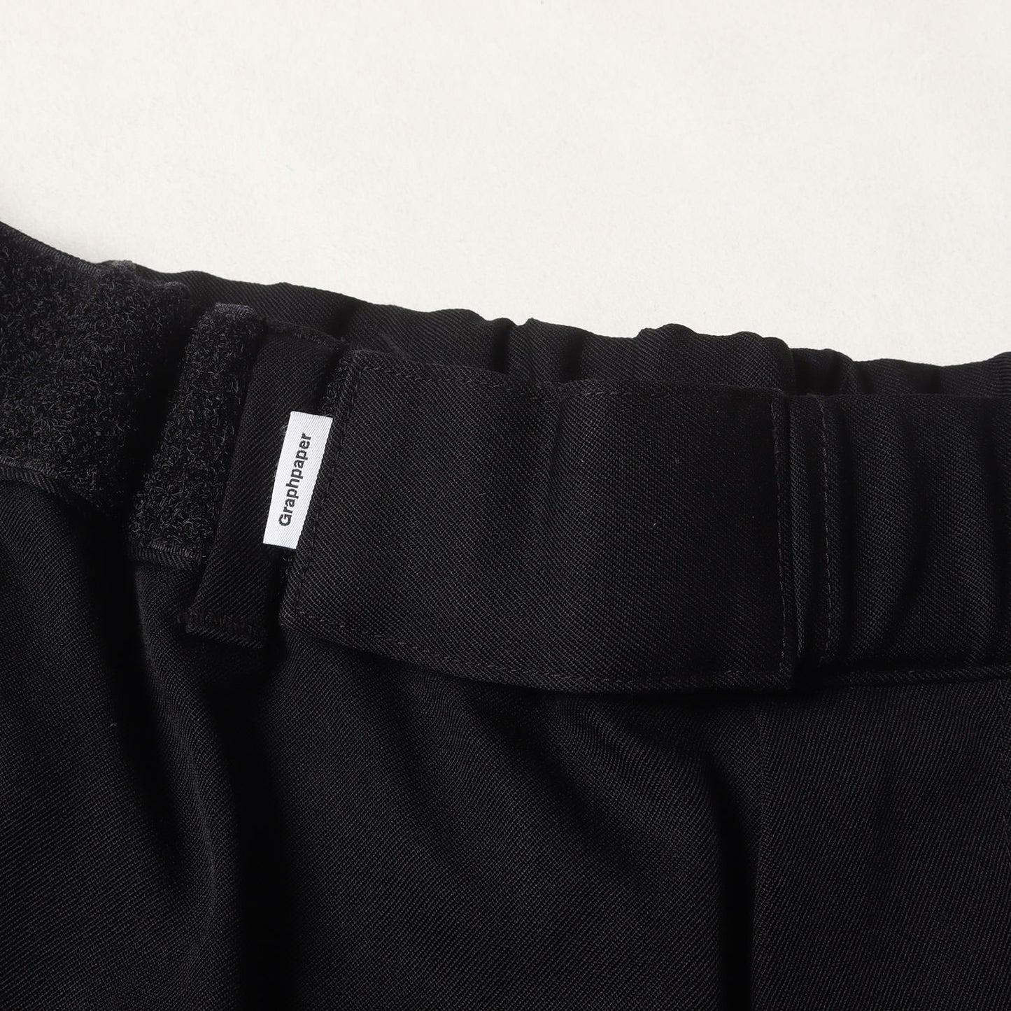 テーパード セルビッチ ウール コックパンツ (Selvage Wool Cook Pants GM194-40502B)