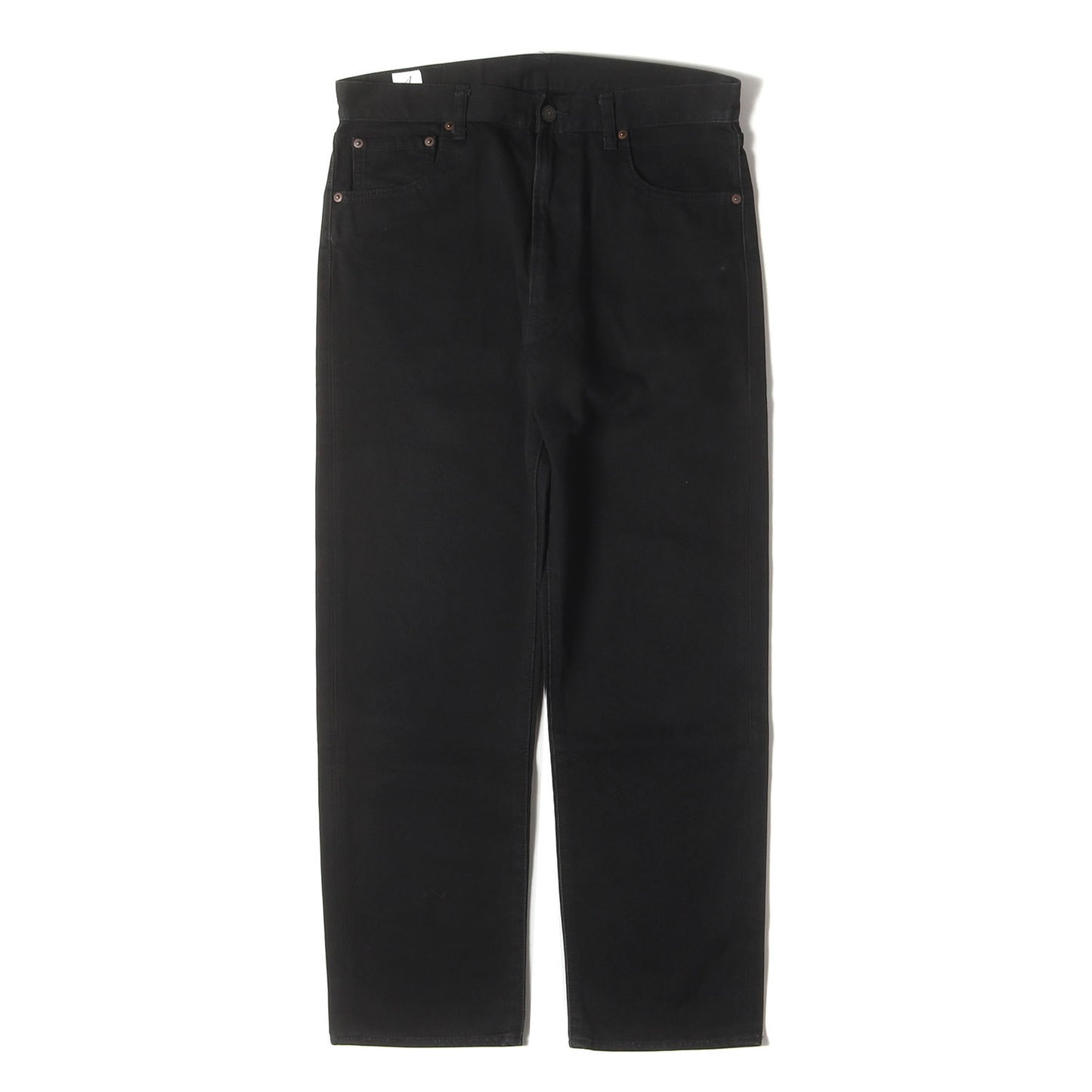 23AW テーパード ブラックピケ パンツ (11618 Z PIQUE 530-582-12 W23)