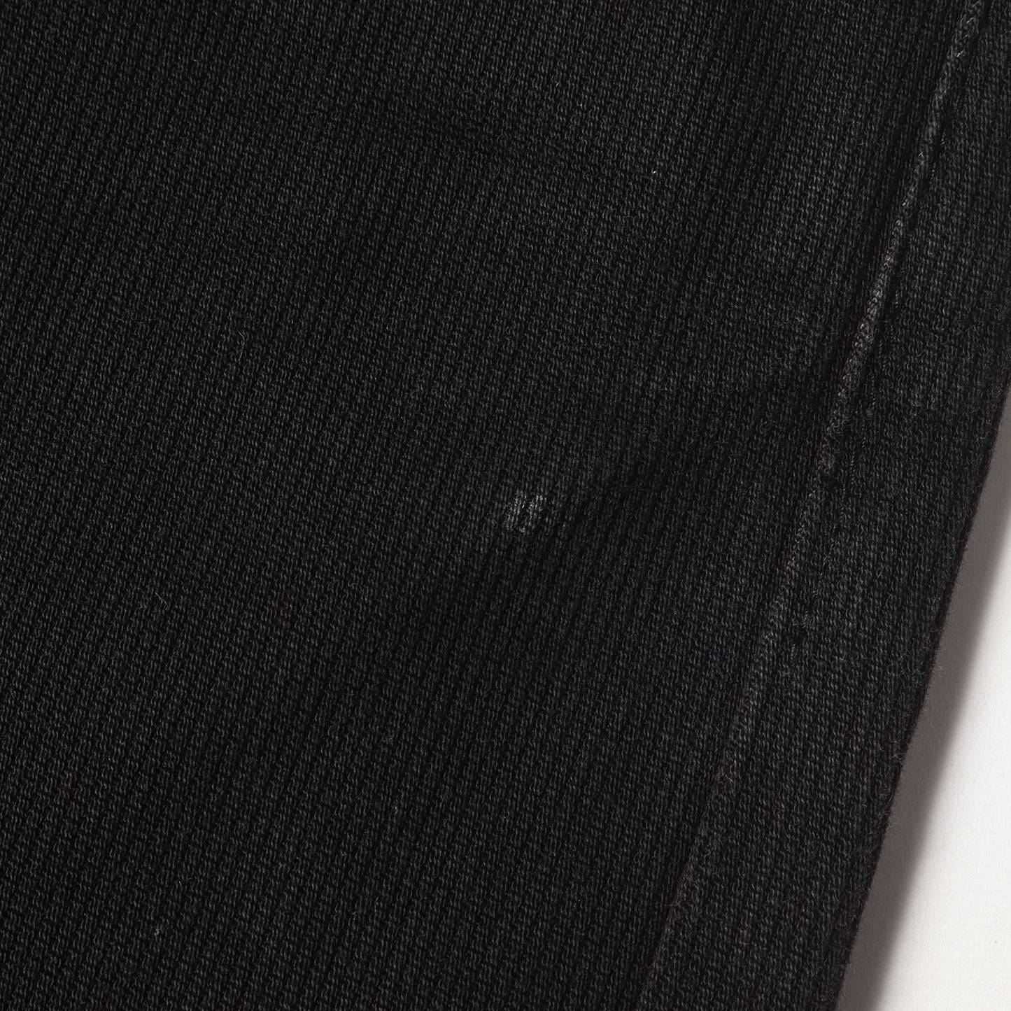 23AW テーパード ブラックピケ パンツ (11618 Z PIQUE 530-582-12 W23)
